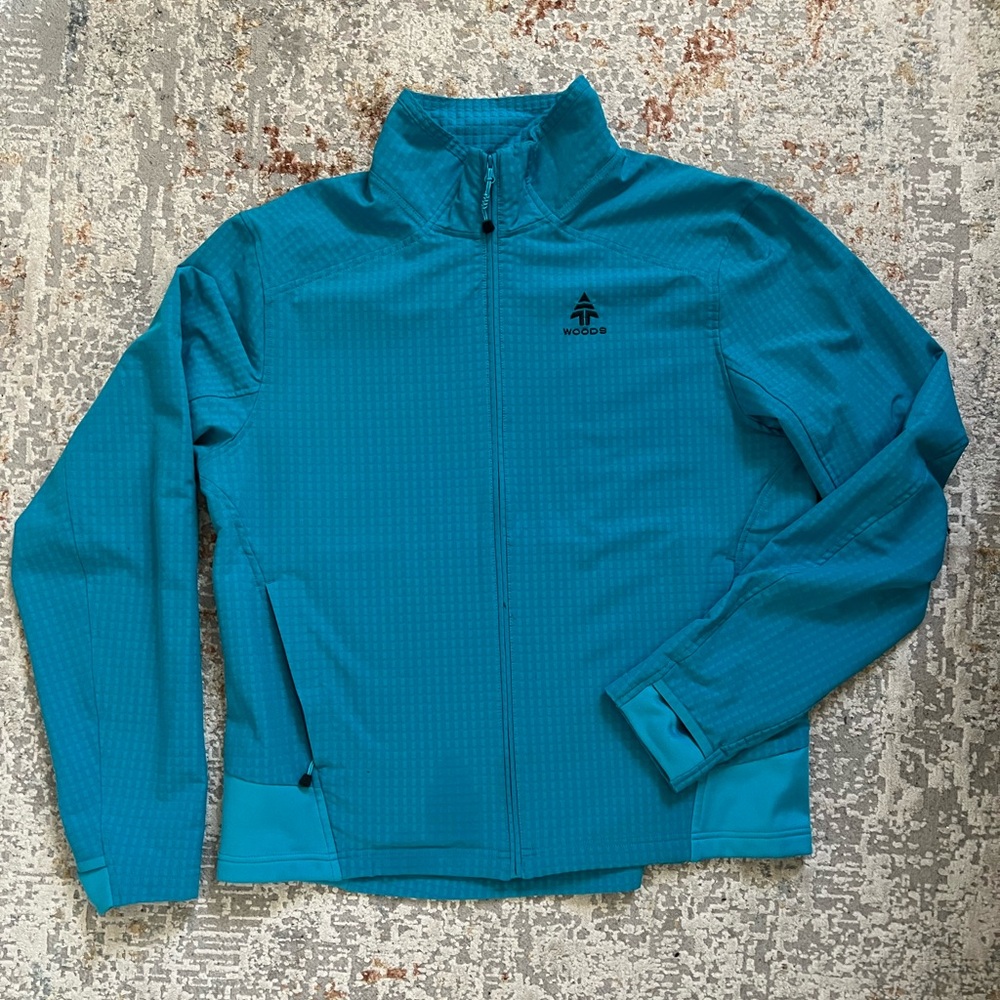 Woods Teal Technical Full-Zip Lightweight Jacket